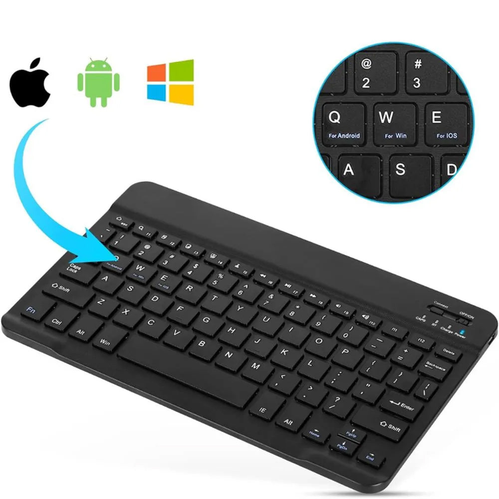 Teclado + Mouse Bluetooth AN-030 Negro