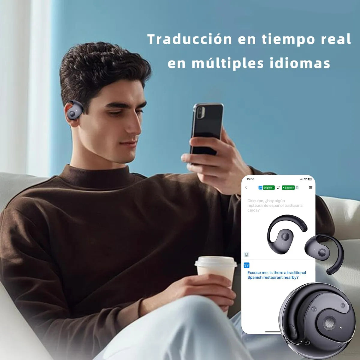 Audífono Traductor Profesional