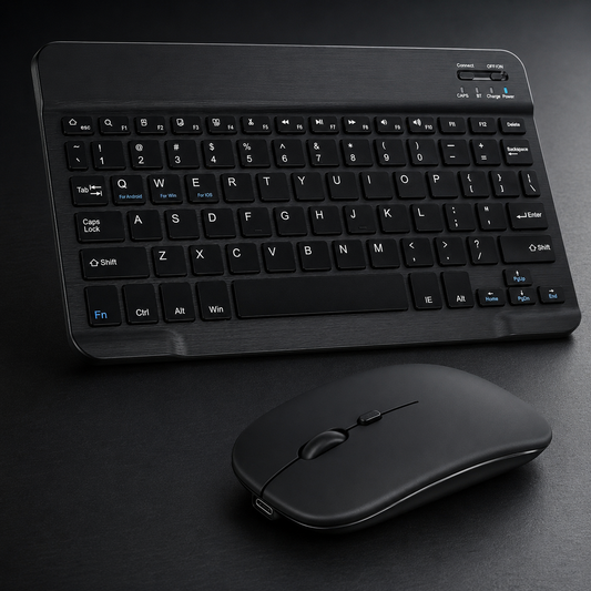 Teclado + Mouse Bluetooth AN-030 Negro