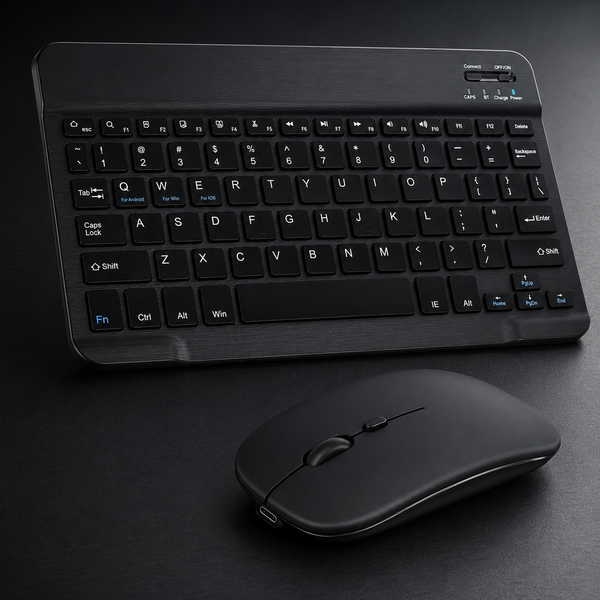 Teclado + Mouse Bluetooth AN-030 Negro